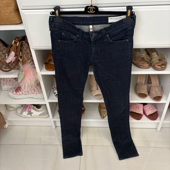 Rag & Bone $225 Skinny Dark Wash Jeans ✨ - Picture 2 of 8